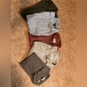 Lot of 5 Polo Shirts -2 Good fellow, Michael kors , Penguin, Uniqlo